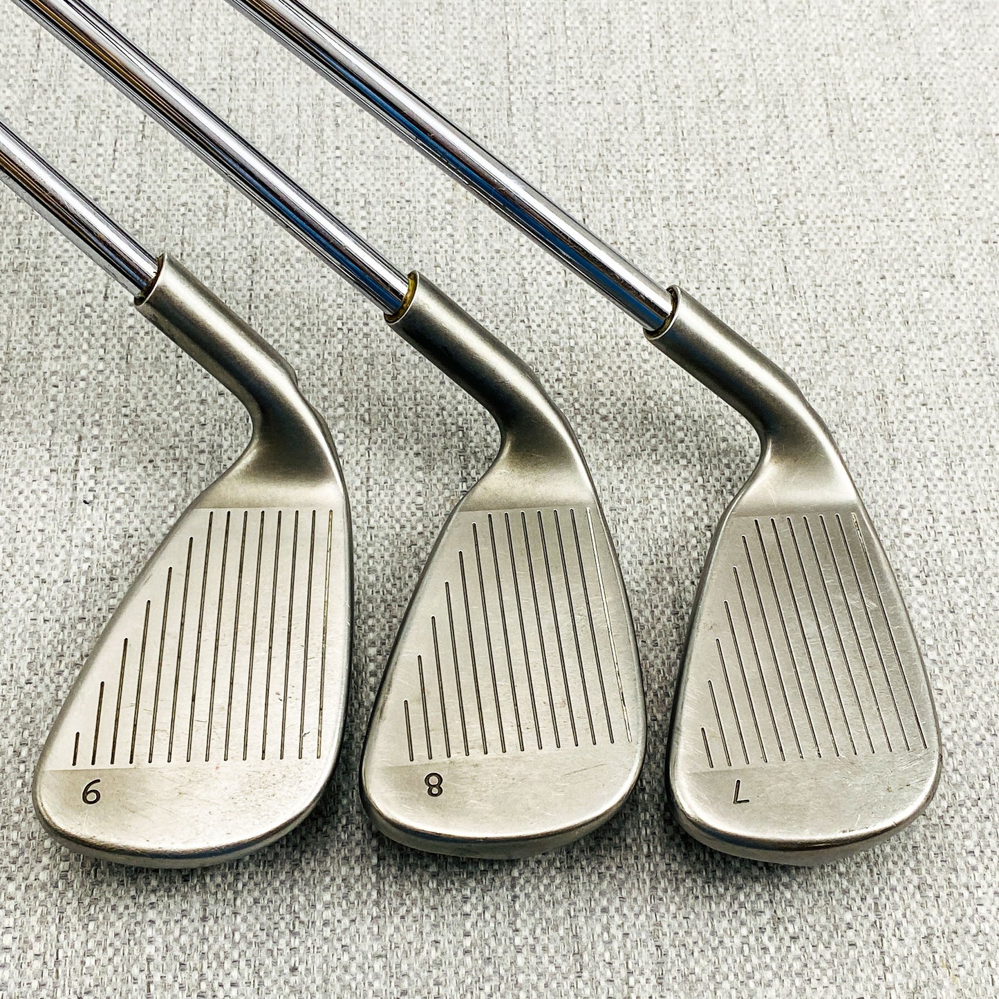 PING G25 White-Dot Single Iron. Sold Separately. Stiff Flex Steel - Very Good Condition # 12108