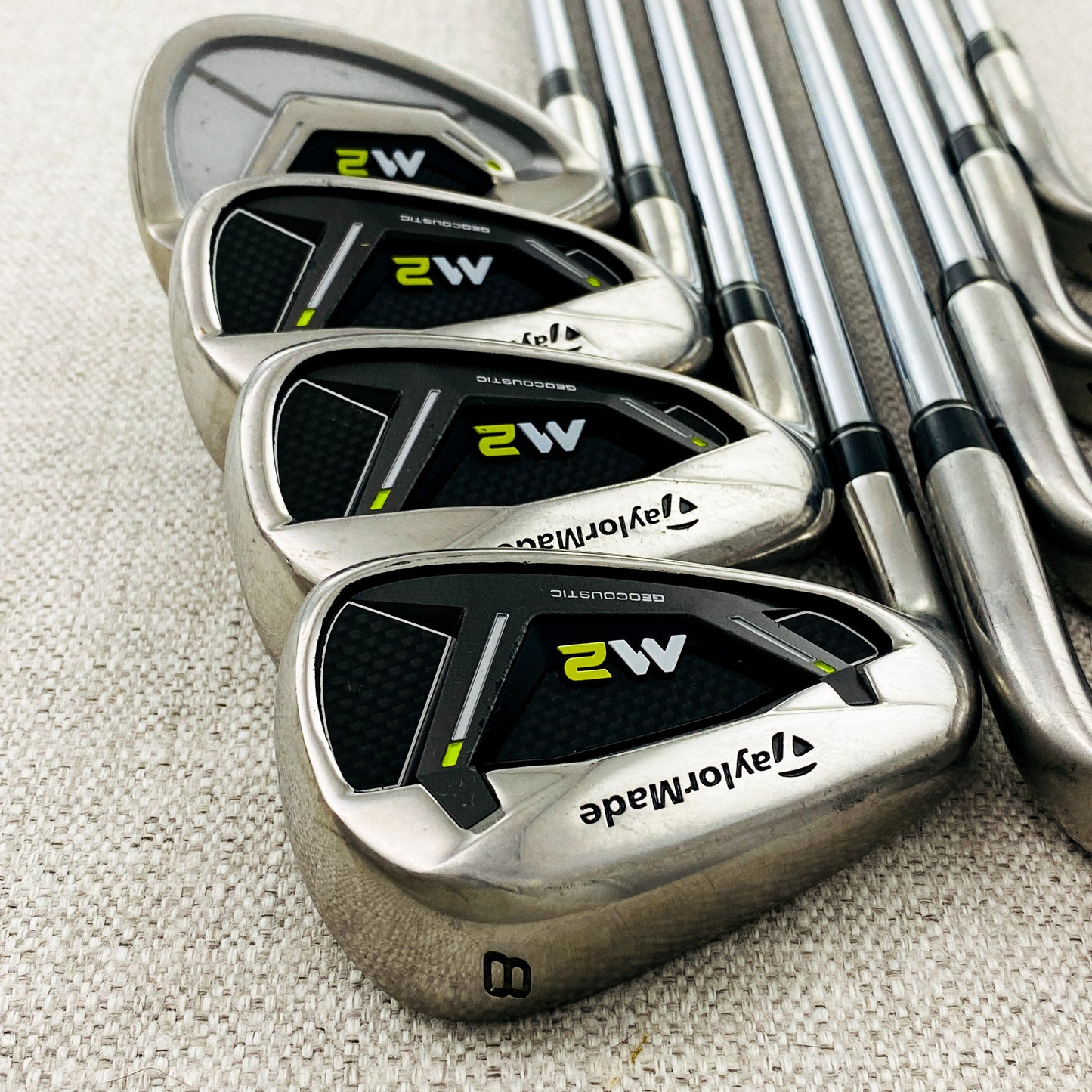 TaylorMade 2019 M2 Left Hand Single Iron. Sold Separately. Regular Flex Steel - Very Good Condition # 13272