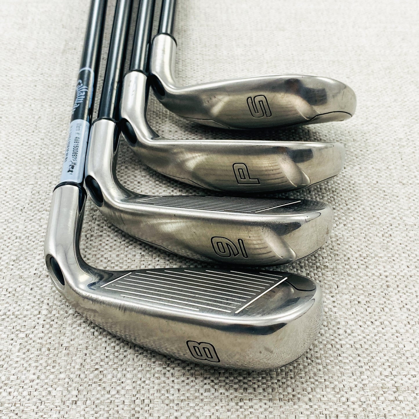 Callaway Diablo Edge LEFT-HAND Single Iron. Sold Separately. Regular Flex Graphite - Excellent Condition # 12778