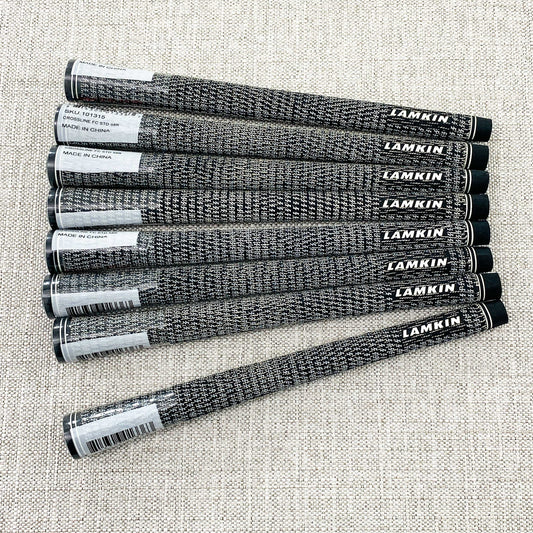 Lamkin Crossline Cord swing grip. Choice of size. Black/White - Price includes fitment.