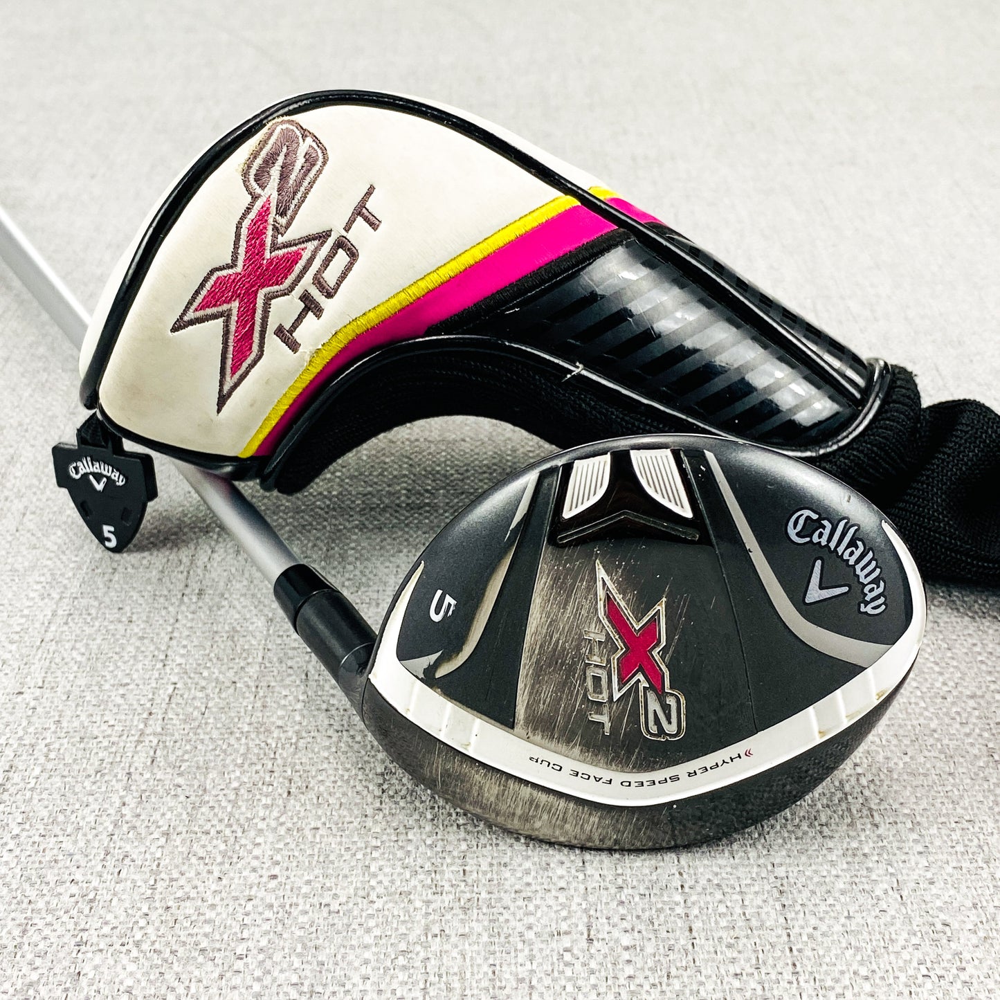 Callaway X2-Hot Ladies 5-Wood. 18 Degree, Ladies Flex - Very Good Condition # 12277