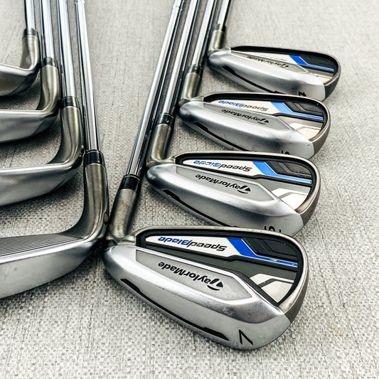 TaylorMade SpeedBlade Single Iron. Sold Separately. Regular or Stiff Flex Steel available - Very Good Condition # 12336