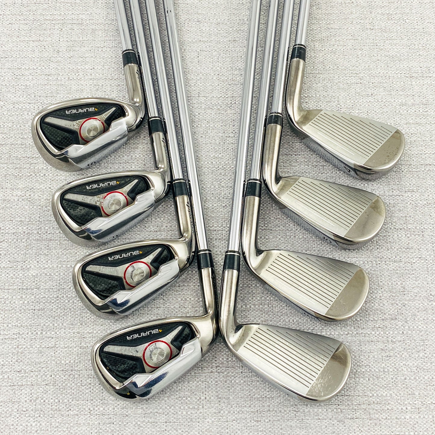 TaylorMade Burner Left-Hand Single Iron. Sold Separately. Regular Flex Steel - Very Good Condition # 12816