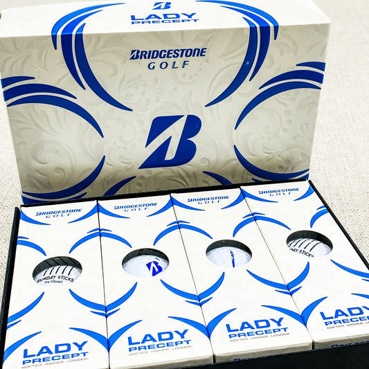 Bridgestone Lady Precept Golf Balls (White) 2 Dozen - Brand New
