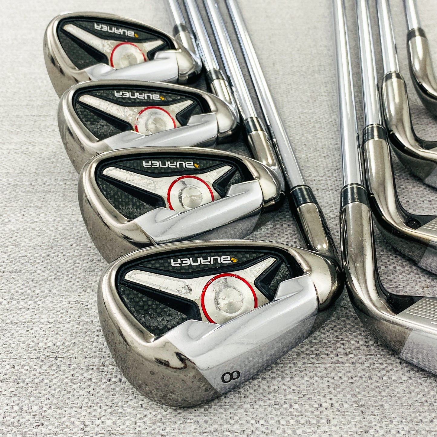 TaylorMade Burner Left-Hand Single Iron. Sold Separately. Regular Flex Steel - Very Good Condition # 12816