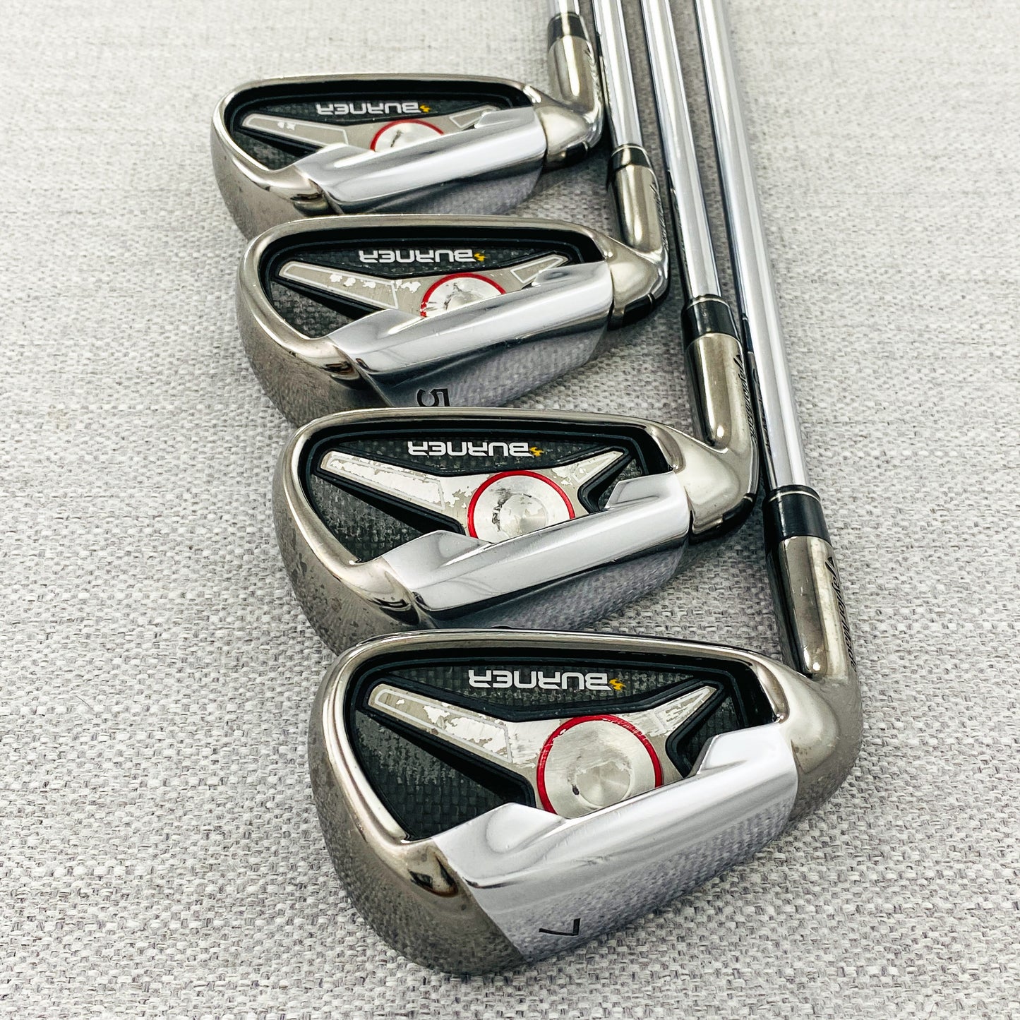 TaylorMade Burner Left-Hand Single Iron. Sold Separately. Regular Flex Steel - Very Good Condition # 12816