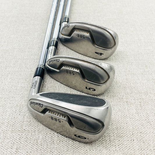 Cleveland 588 Altitude Hybrid Single Iron. Sold Separately. Regular Flex Steel - Good Condition # 12768