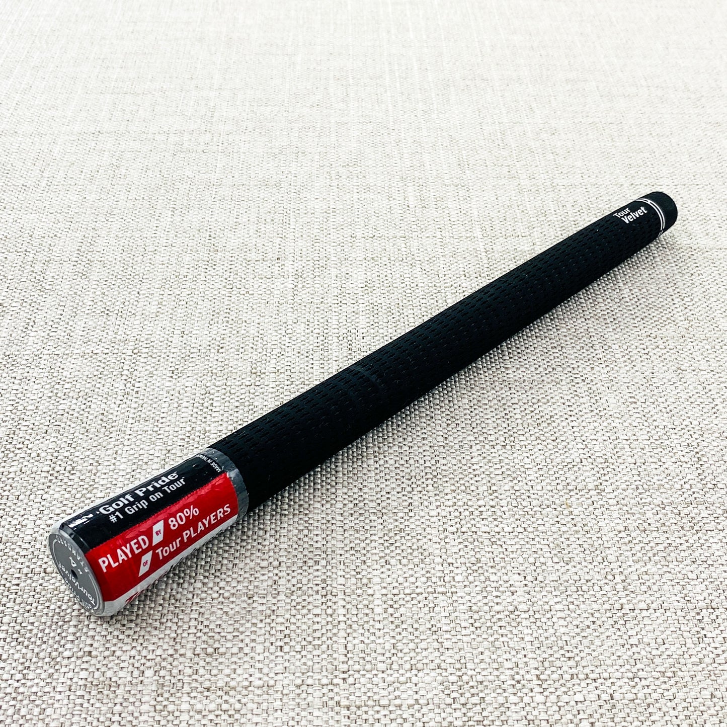 Golf Pride Tour Velvet +4 swing grip. Choice of size. Black - Price includes fitment.