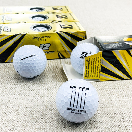 Bridgestone E12 Contact Golf Balls. White, 2 Dozen - Brand New