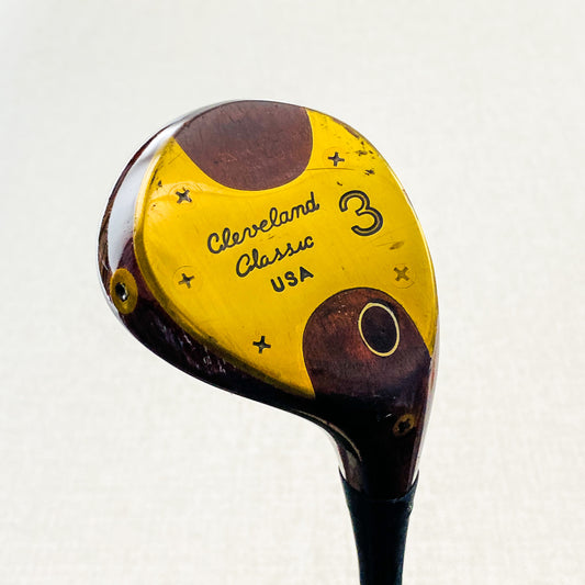 Cleveland Classic Persimmon 3-Wood. Excellent Condition # 12003