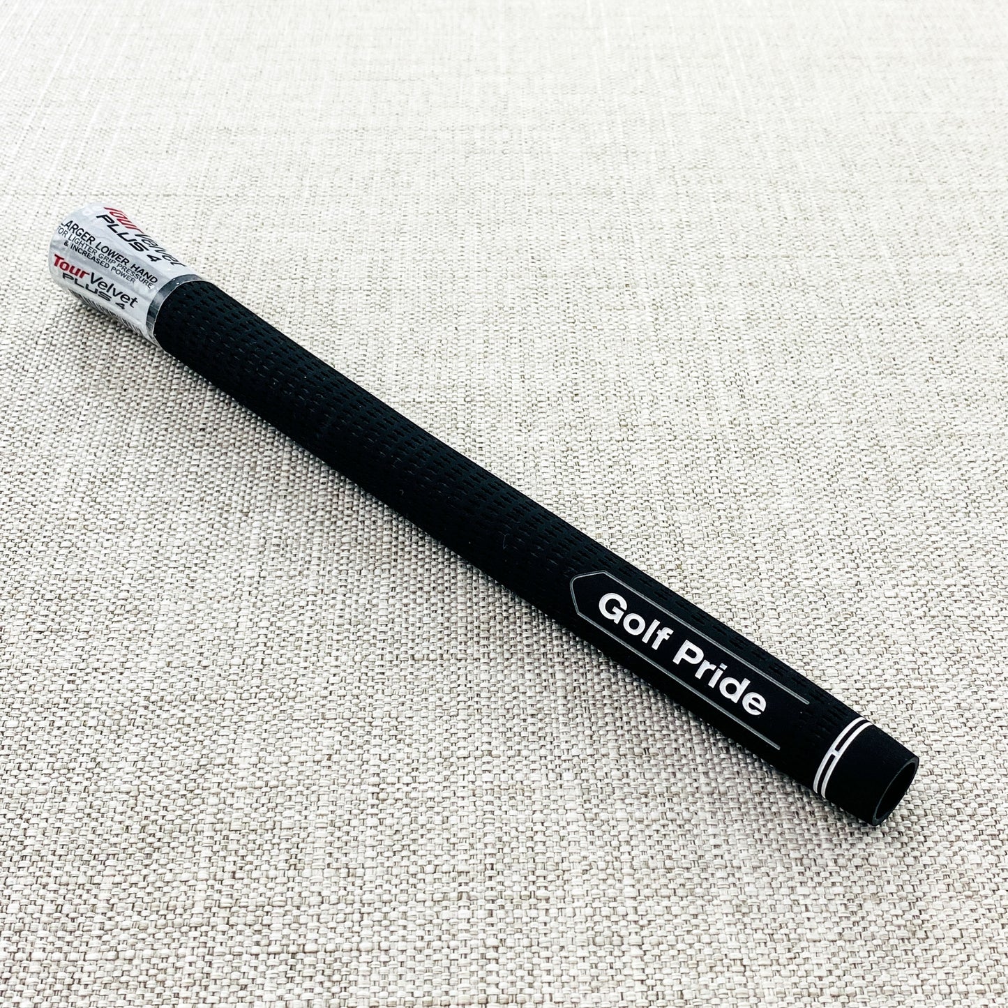 Golf Pride Tour Velvet +4 swing grip. Choice of size. Black - Price includes fitment.