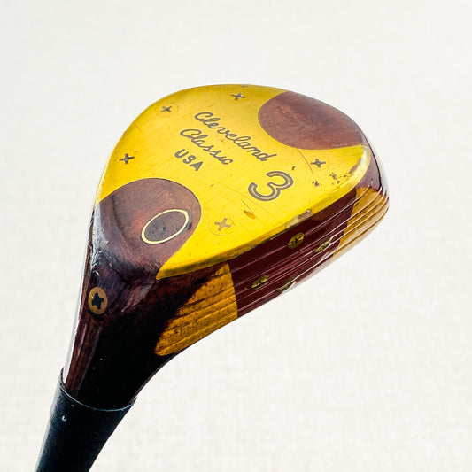 Cleveland Classic Persimmon 3-Wood. Excellent Condition # 12003