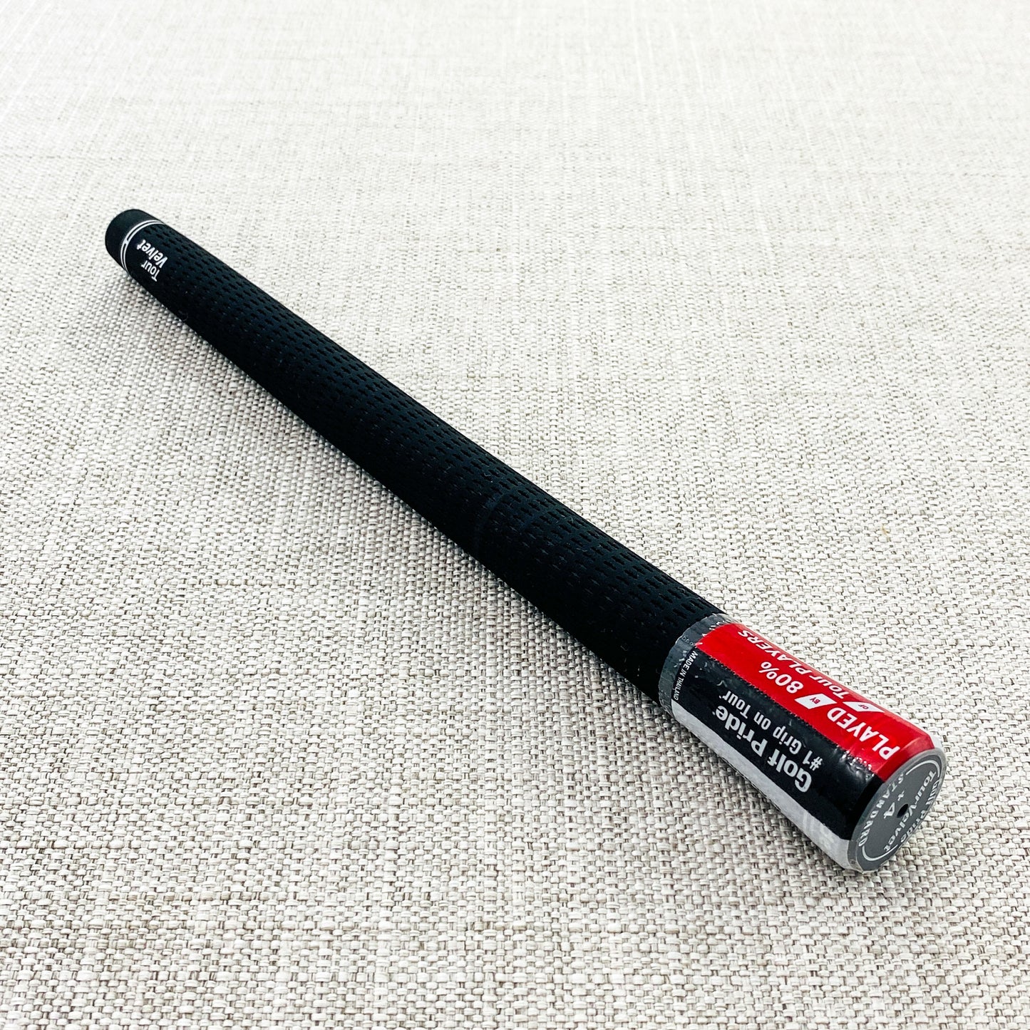 Golf Pride Tour Velvet +4 swing grip. Choice of size. Black - Price includes fitment.