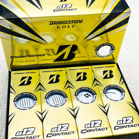 Bridgestone E12 Contact Golf Balls. White, 2 Dozen - Brand New