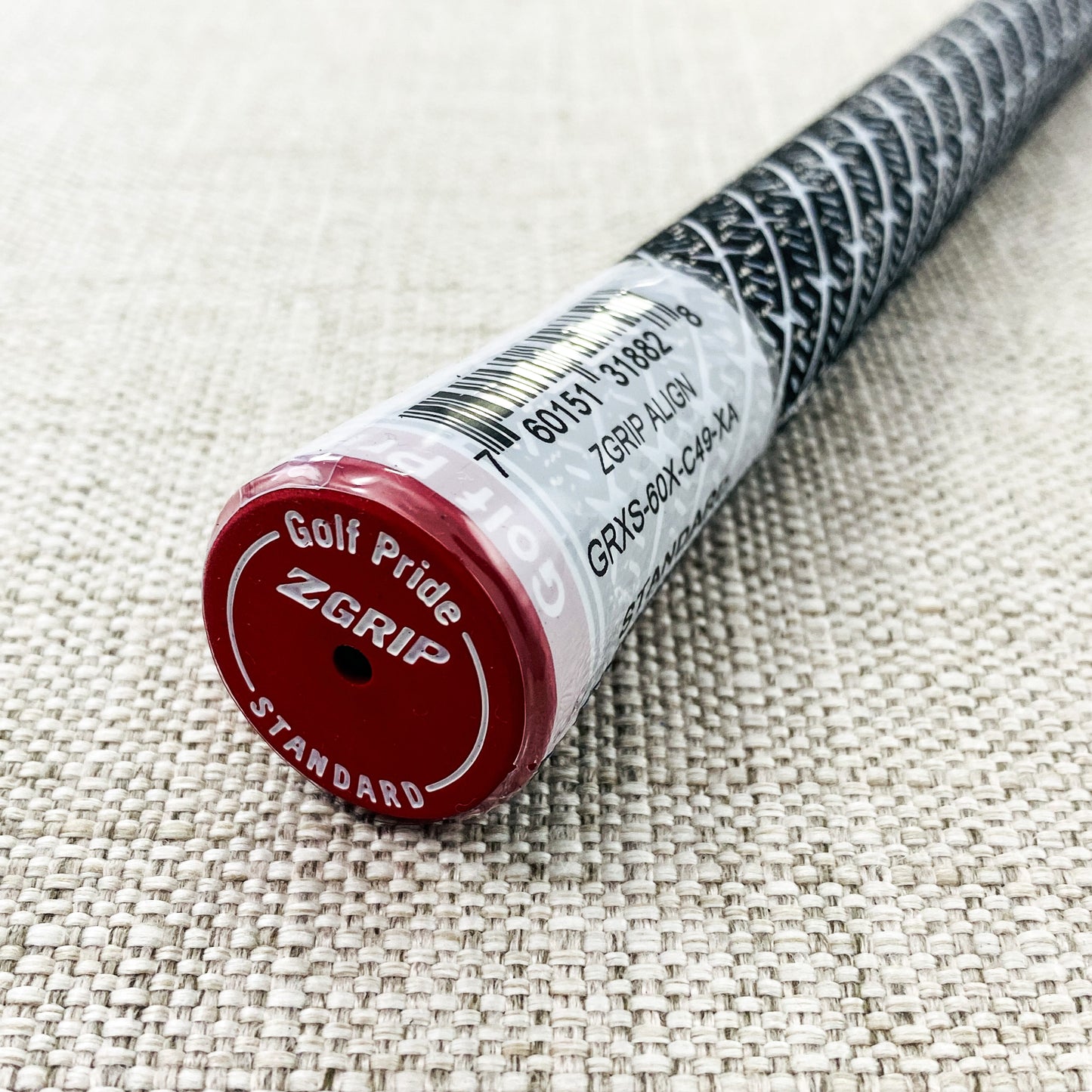 Golf Pride Z-Grip Align swing grip. Choice of size. Black/White - Price includes fitment.