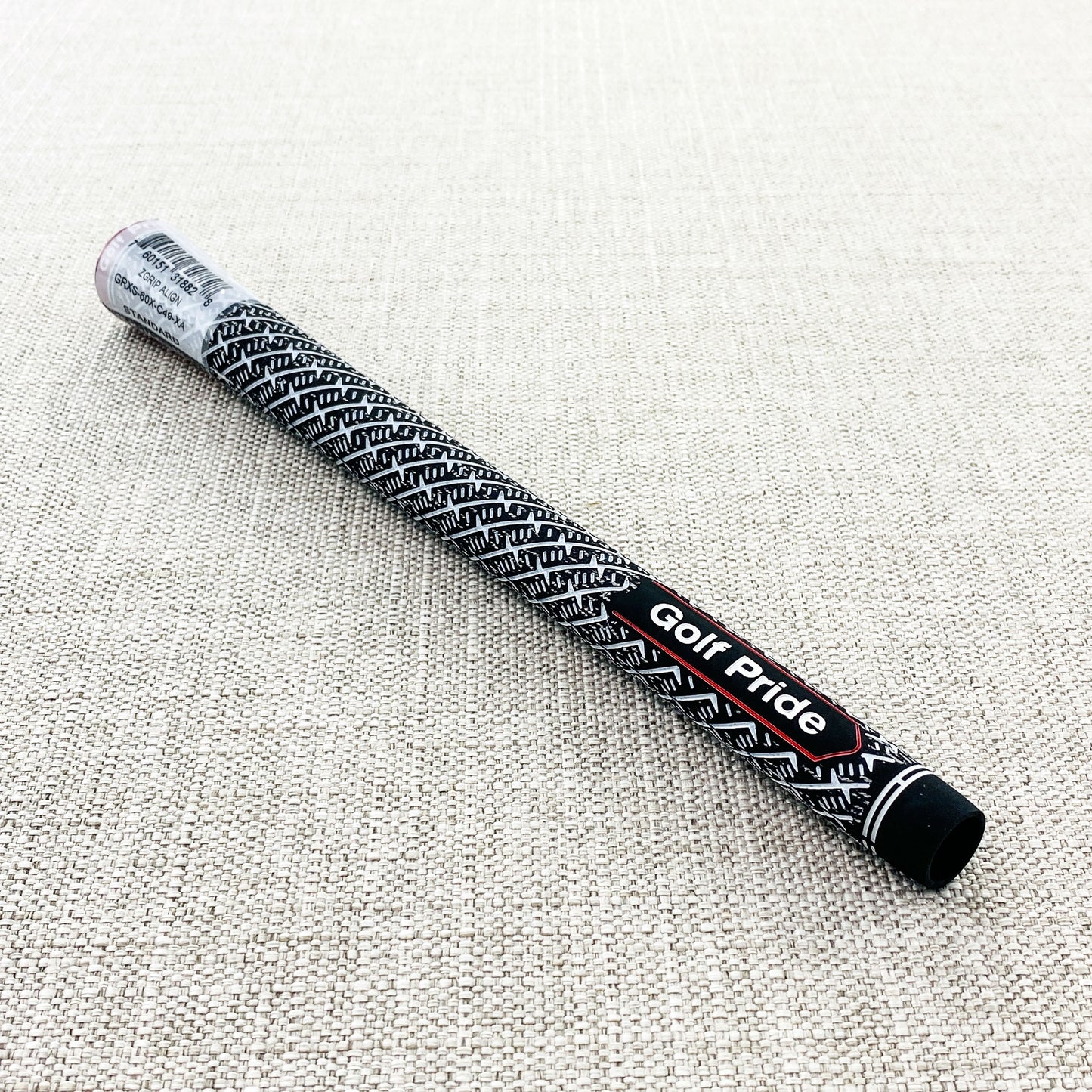 Golf Pride Z-Grip Align swing grip. Choice of size. Black/White - Price includes fitment.