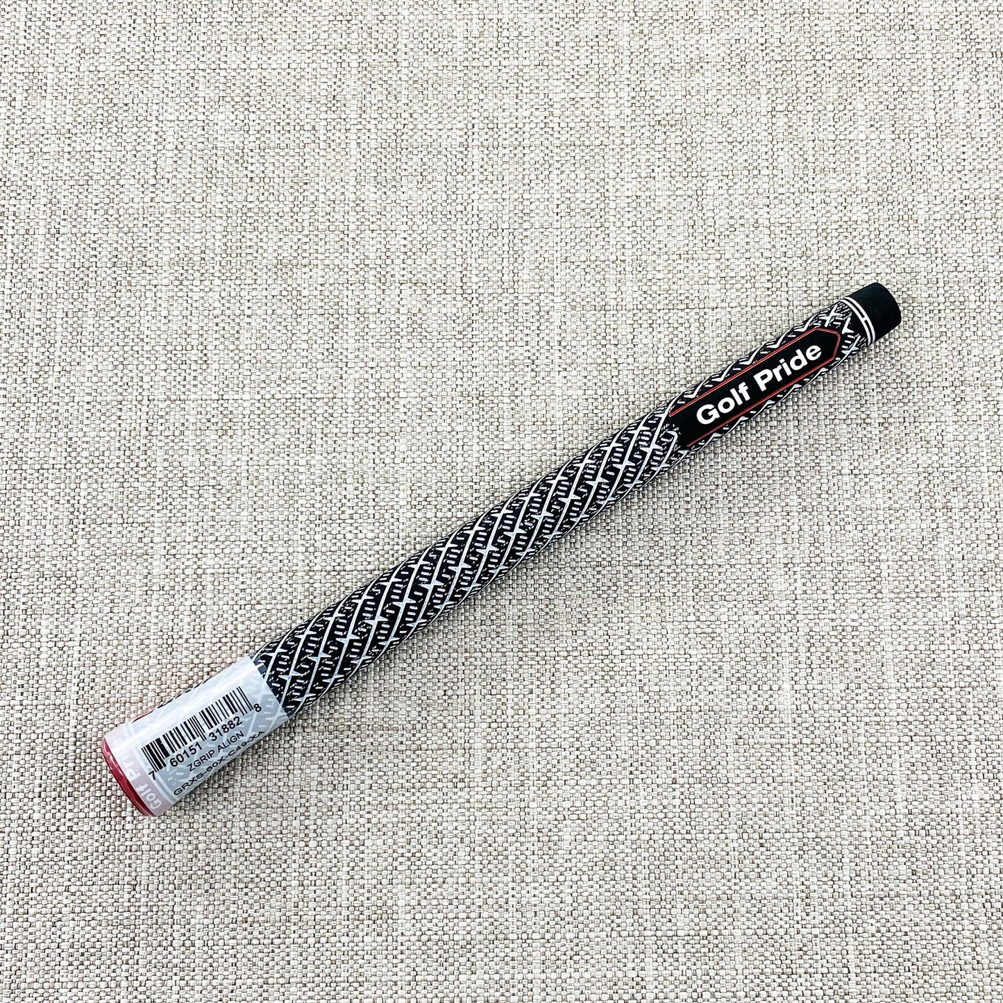 Golf Pride Z-Grip Align swing grip. Choice of size. Black/White - Price includes fitment.