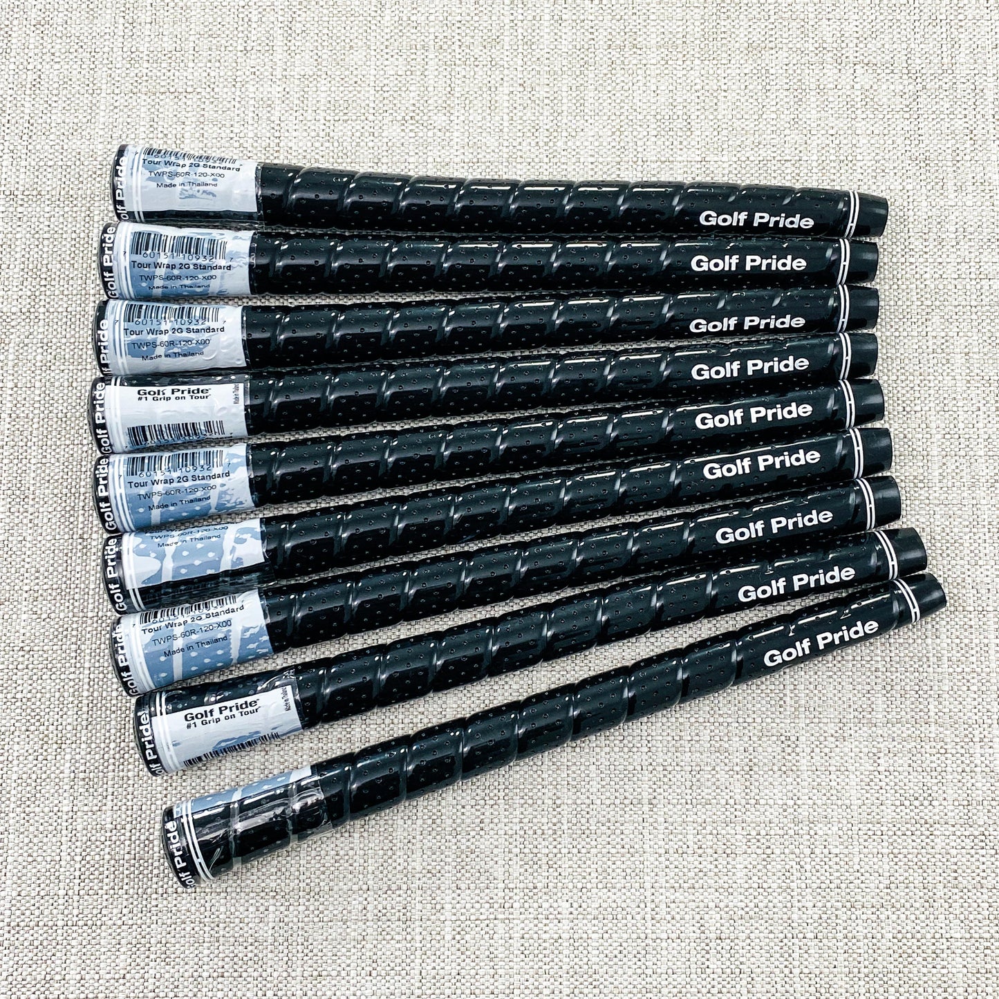 Golf Pride Tour Wrap 2G swing grip. Choice of size. Black - Price includes fitment.