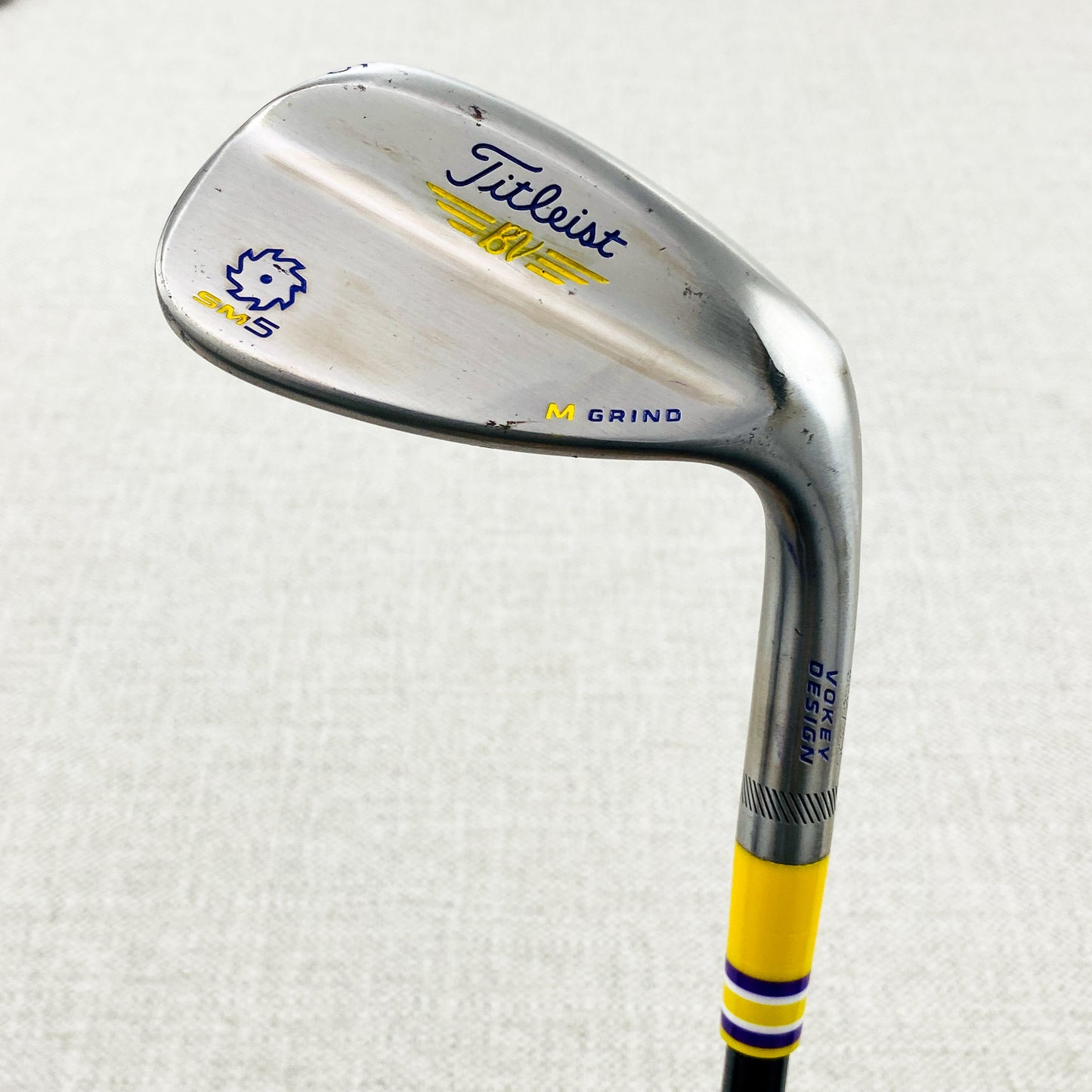 Titleist Vokey SM5 Wedge Set (52, 56, 60) Custom Raw refinish - S200 Onyx