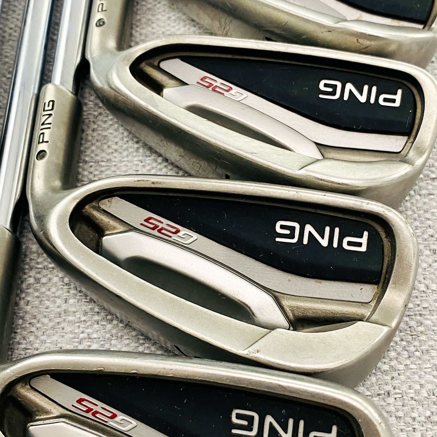 PING G25 Black-Dot Single Iron. Sold Separately. Regular Flex Steel - Very Good Condition # 13627