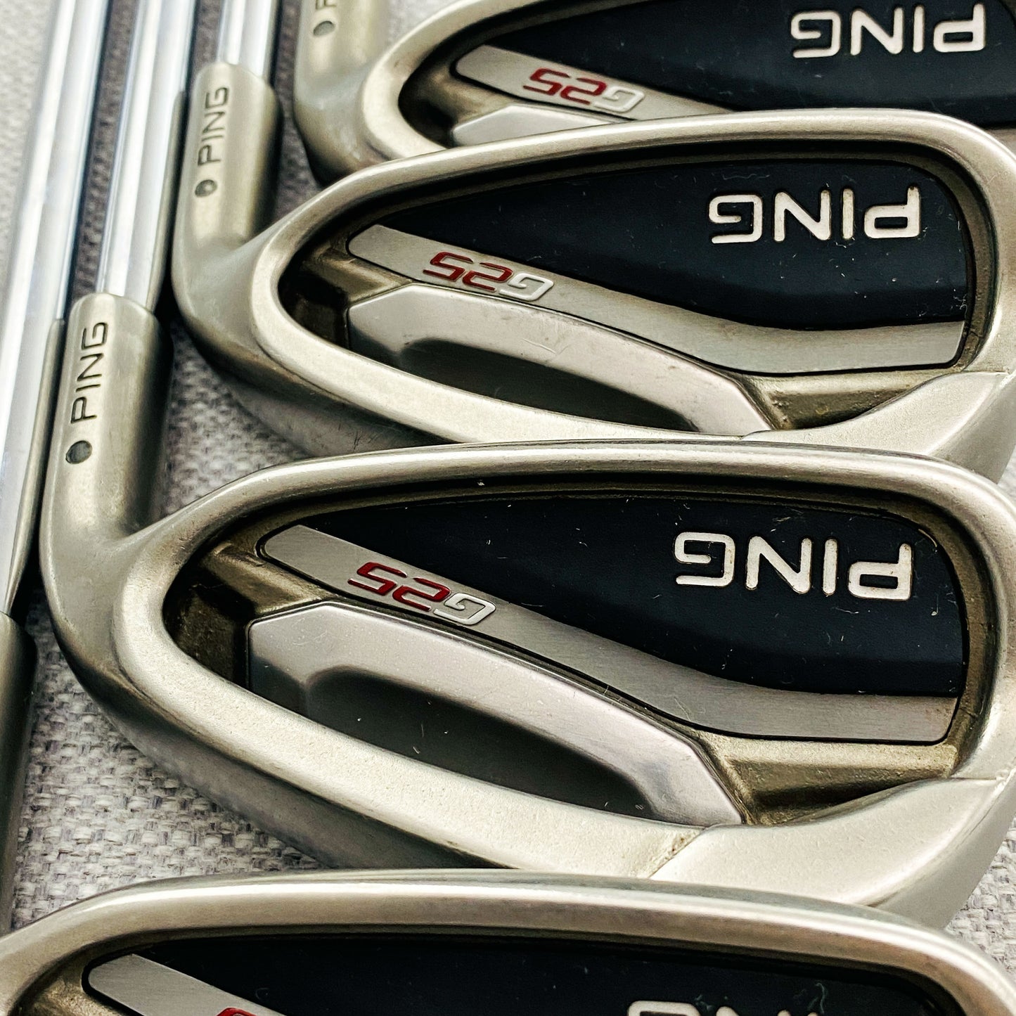 PING G25 Black-Dot Single Iron. Sold Separately. Regular Flex Steel - Very Good Condition # 13627