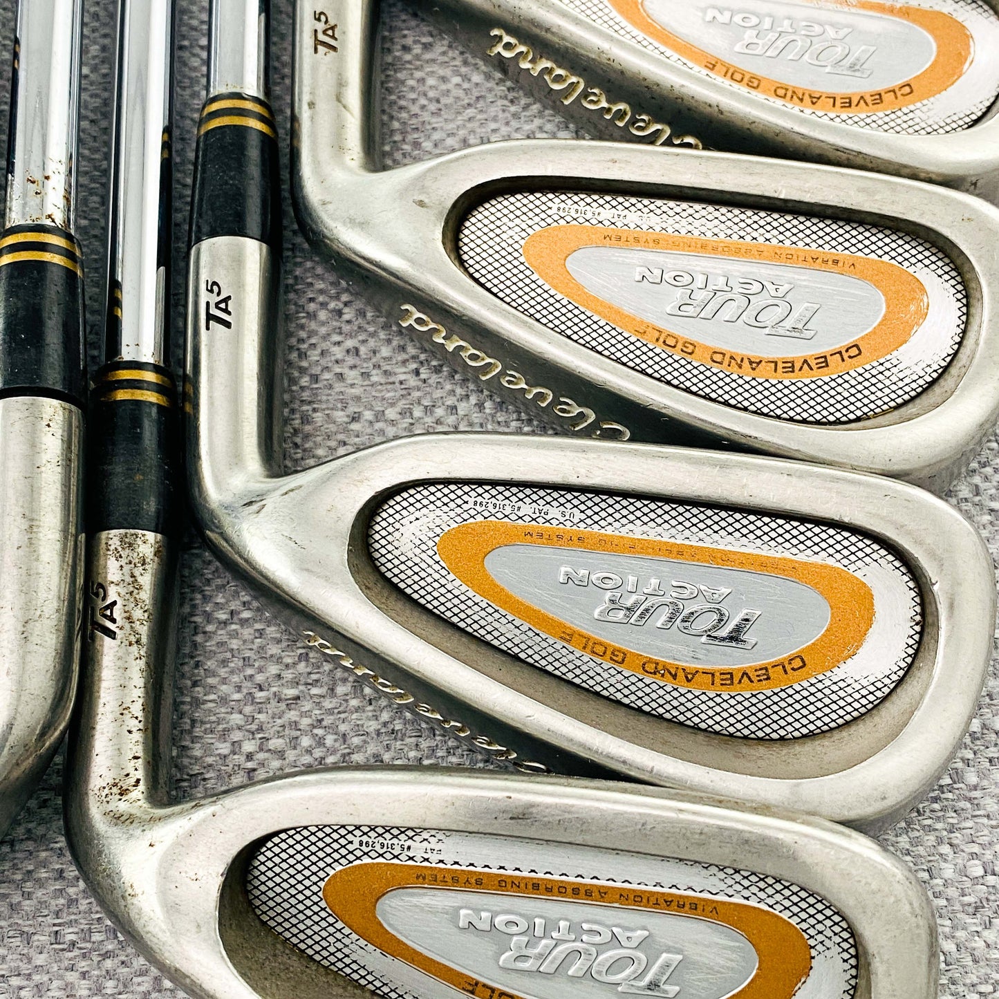 Cleveland Tour Action 5 (TA5) Single Iron. Sold Separately. Regular Flex Steel - Good Condition # 13654