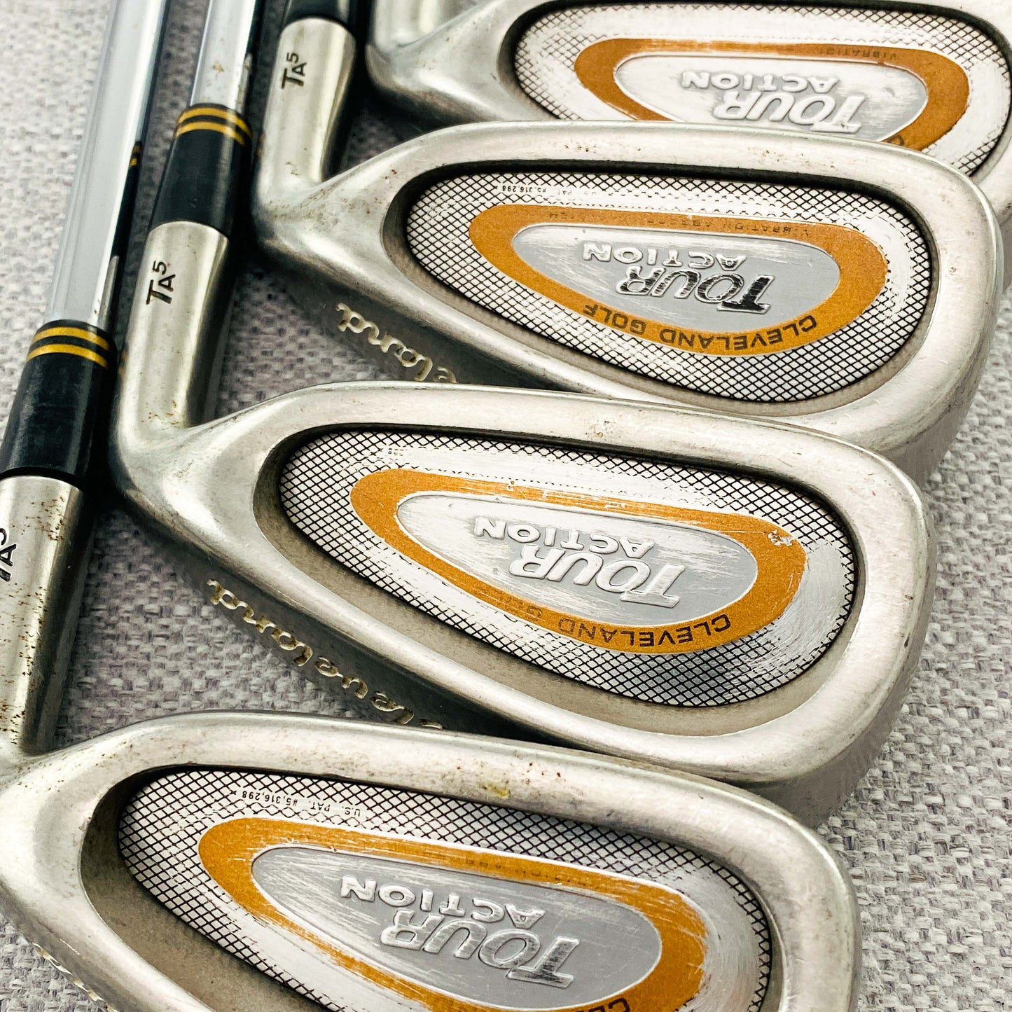 Cleveland Tour Action 5 (TA5) Single Iron. Sold Separately. Regular Flex Steel - Good Condition # 13654