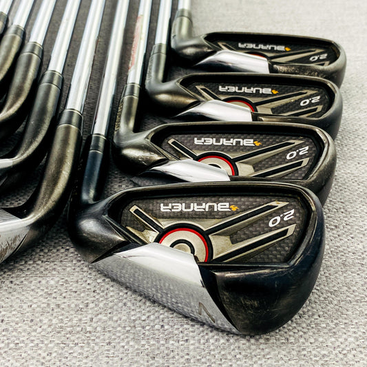 TaylorMade Burner 2.0 Black Single Iron. Sold Separately. Regular Flex Steel # 13604