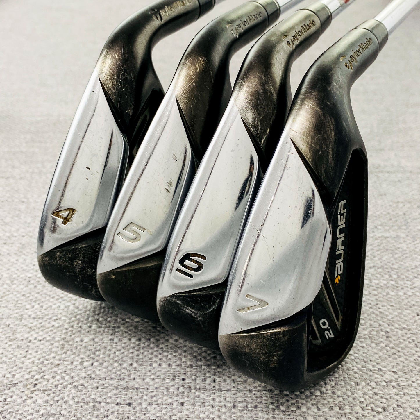 TaylorMade Burner 2.0 Black Single Iron. Sold Separately. Regular Flex Steel # 13604